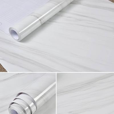 1 Rolle Wanddekoration, wasserfest, selbstklebend, PVC, dekorative Vinylfolie, Marmormuster, Wandaufkleber, Heimbedarf
