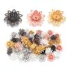 10pcs/lot Lotus Flower Beads Caps End Caps Metal Copper Flower Beads For Jewelry Making Findings DIY Earrings Charms Accessories