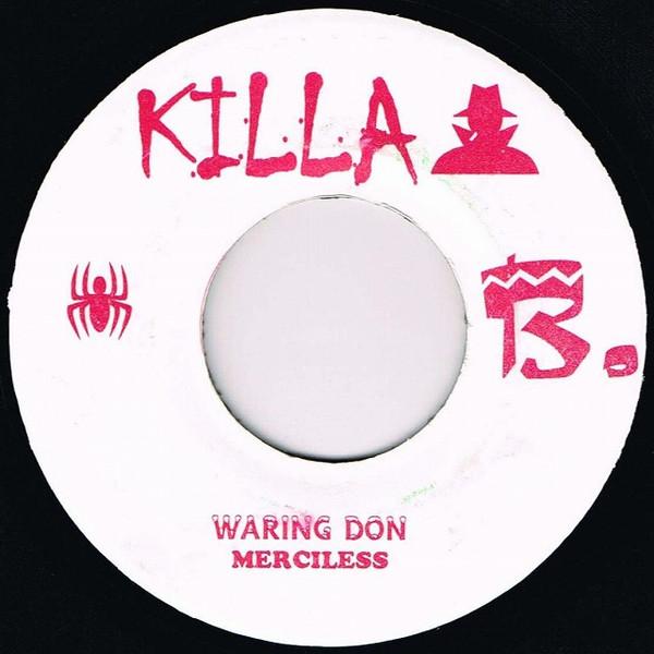 7inch Record MERCILESS Waring Don NONE Killa B. Jamaica Reggae Ska Dub Used