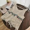 Women's Bohemian Seaside Resort Cami Top – Summer Hollow Out Hot Girl Vest