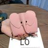 Pu Leather Baby Elephant Coin Purse Women'S Bag Pendant Creative Card Holder Storage Lipstick Envelope Zipper Money Bag