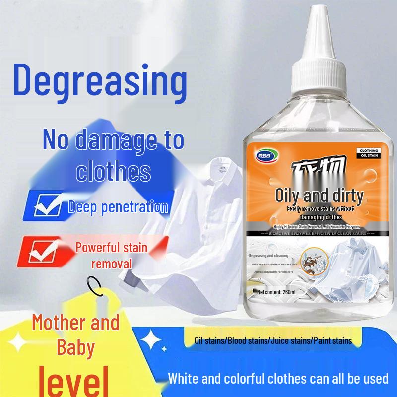 Xibishang Odplamiacz: Skuteczny preparat penetrujący do plam z oleju, żółtych i uporczywych na ubraniach i kołnierzykach.