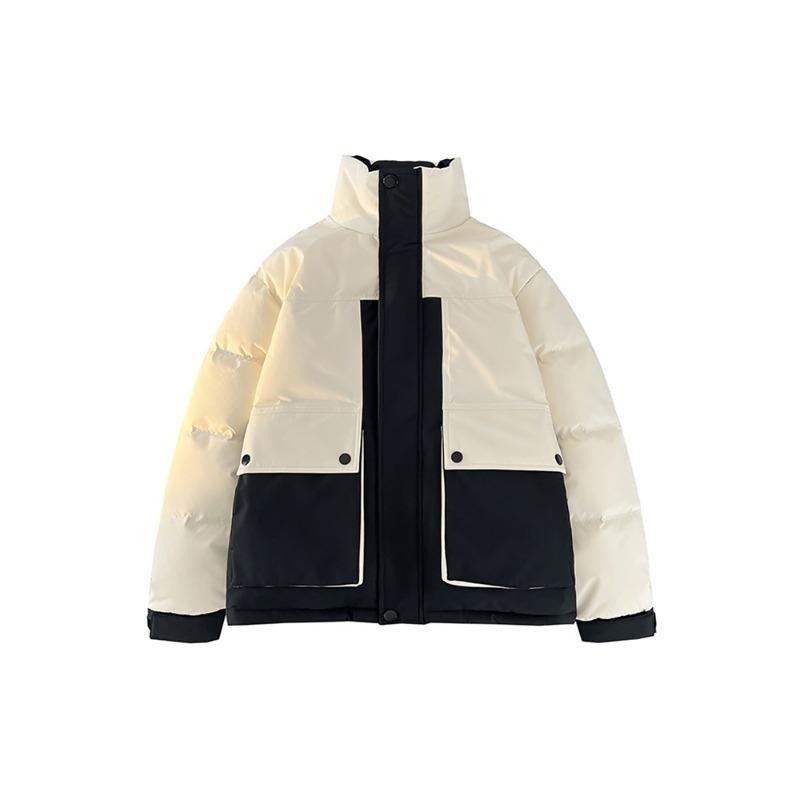 

Модная и стильная универсальная белая куртка на утином пуху для мужчин и женщин, повседневная теплая куртка для подростков 3XL