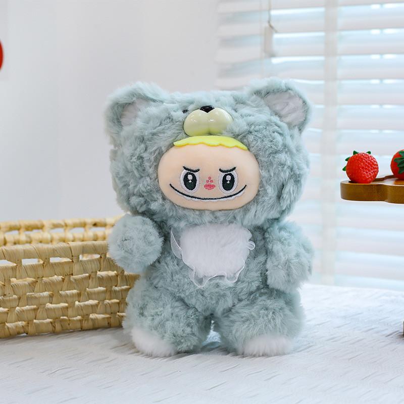 Scarf Cute Teddy Bear Dress Upplush Toy For Kids Gift Collectors And