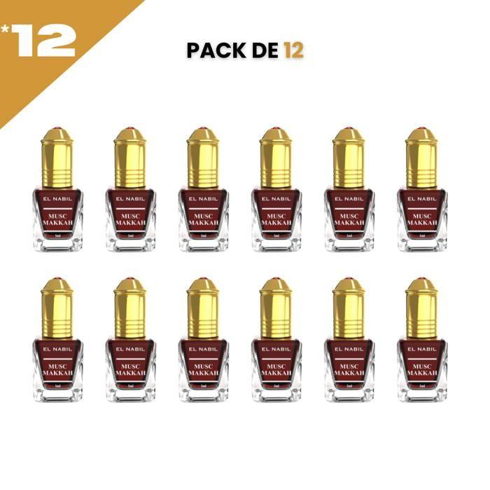 El Nabil Musc Makkah Parfum Concentré Sans Alcool 12*5ml 12*5ml