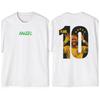 World Cup 2026 Soccer Fan Gift Neymar Brazil Football Number 10 Jersey Tee Abstract Football Legend Shirt
