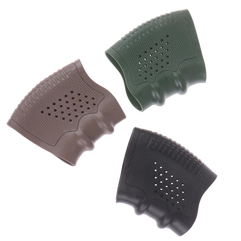 Tactical Rubber Grip Glove Cover Anti Slip Sleeve  Handle Hunting Accessories