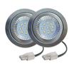 1-Set 2x 68mm Range Hood Light Bulb 1x 100-240V LED Driver 2x Cables Smoke Extractor Light for 2 1/2in Hole White 6000K