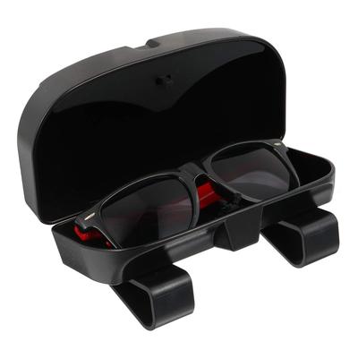 Ledmomo Sunglass Case, Car Sun Visor Box, Sunglasses Holder, Car Sun Visor, Sunglasses Storage, Eyeglass Storage Case, Organizer Holder, Black
