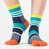 Thick Split-toed Socks Sport Patchwork Color Five Finger Socks Middle Tube Hosiery Man Socks Cotton