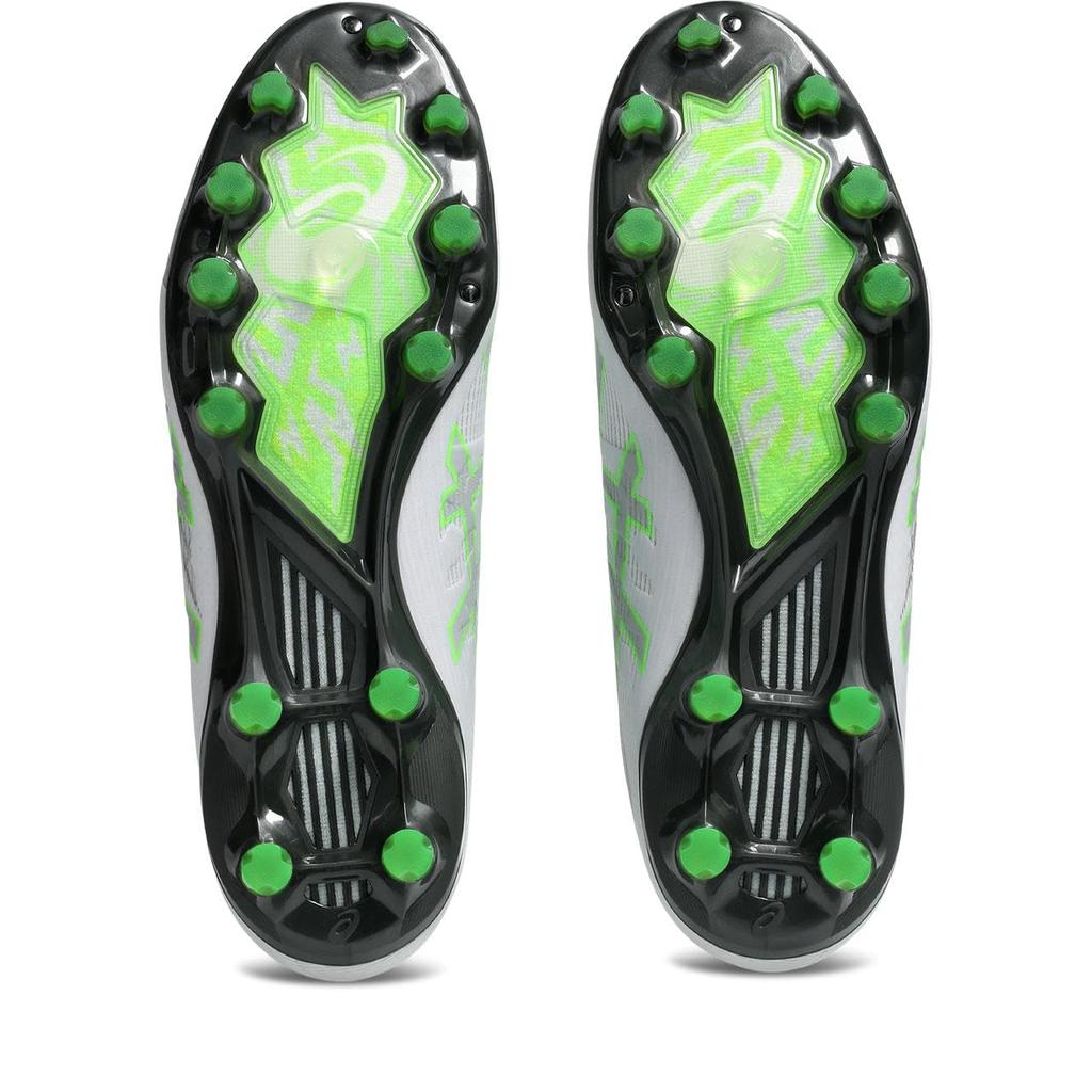 ASICS DS LIGHT ACROS PRO 3 Soccer Shoes Size 103 Size 2E (1101A071), Men's, (White/Green Gecko), 26.5 cm,