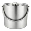 Double Walled Ice Bucket with Cover With Lid Insulated Ice Bucket Double Walled Ice Bucket  Bar