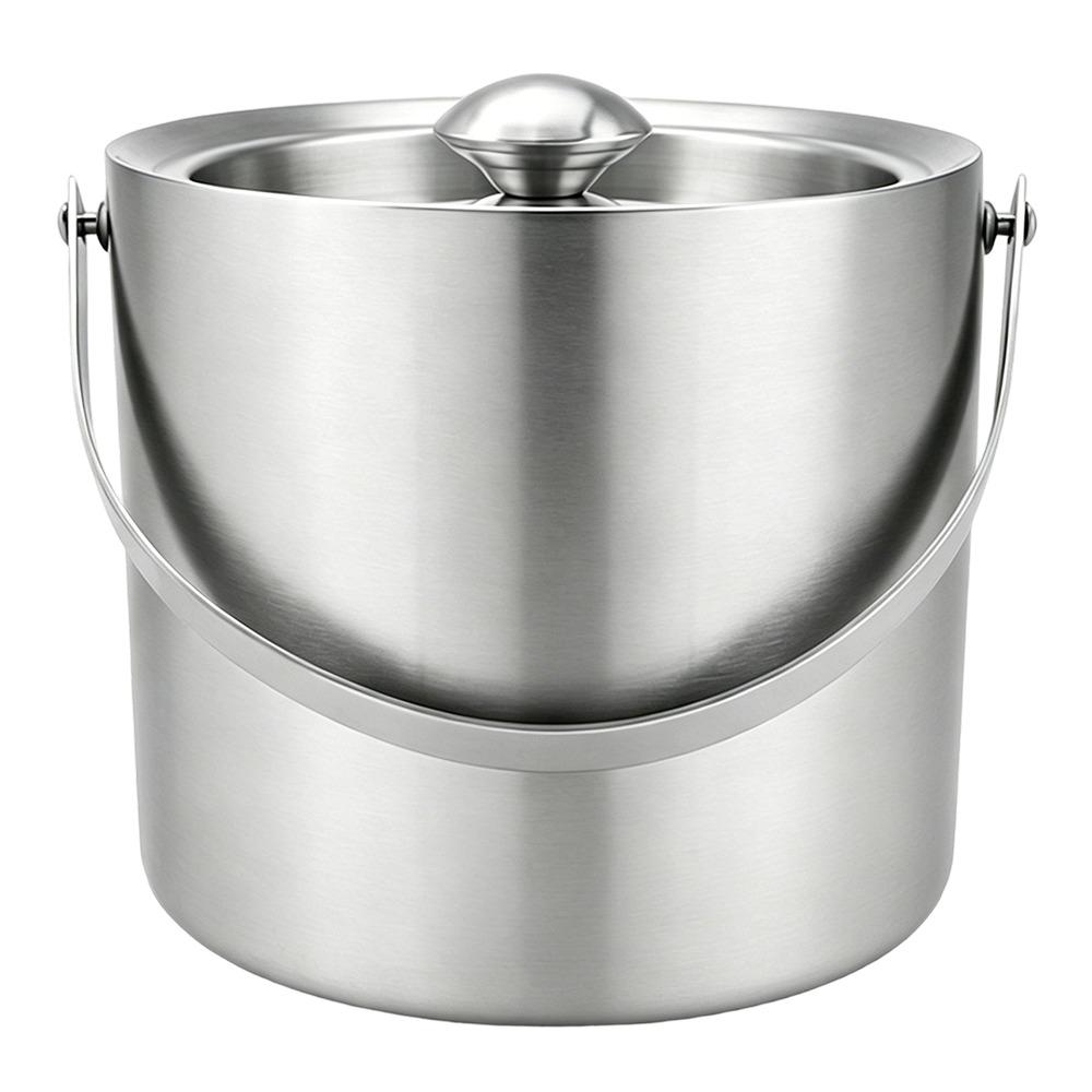 Double Walled Ice Bucket with Cover With Lid Insulated Ice Bucket Double Walled Ice Bucket Bar