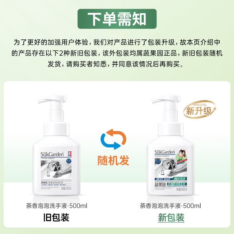 Vegetable Garden Tea Scented Foaming Hand Soap