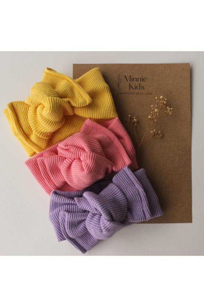 Kız Bebek/çocuk Ribana Bandana Seti(spl)