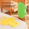 Soft Cats Selfs Groomer Silicone Cats Grooming Massage Brush Face Scratchers Pet Massage Shedding Tool for Table Legs