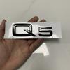 new Q5 4 Ring Logo ABS Black 2014-2024 Car Hood Front Grill Rear Trunk Emblem Badge Sticker Quattro Sline Q5 Accessory refit