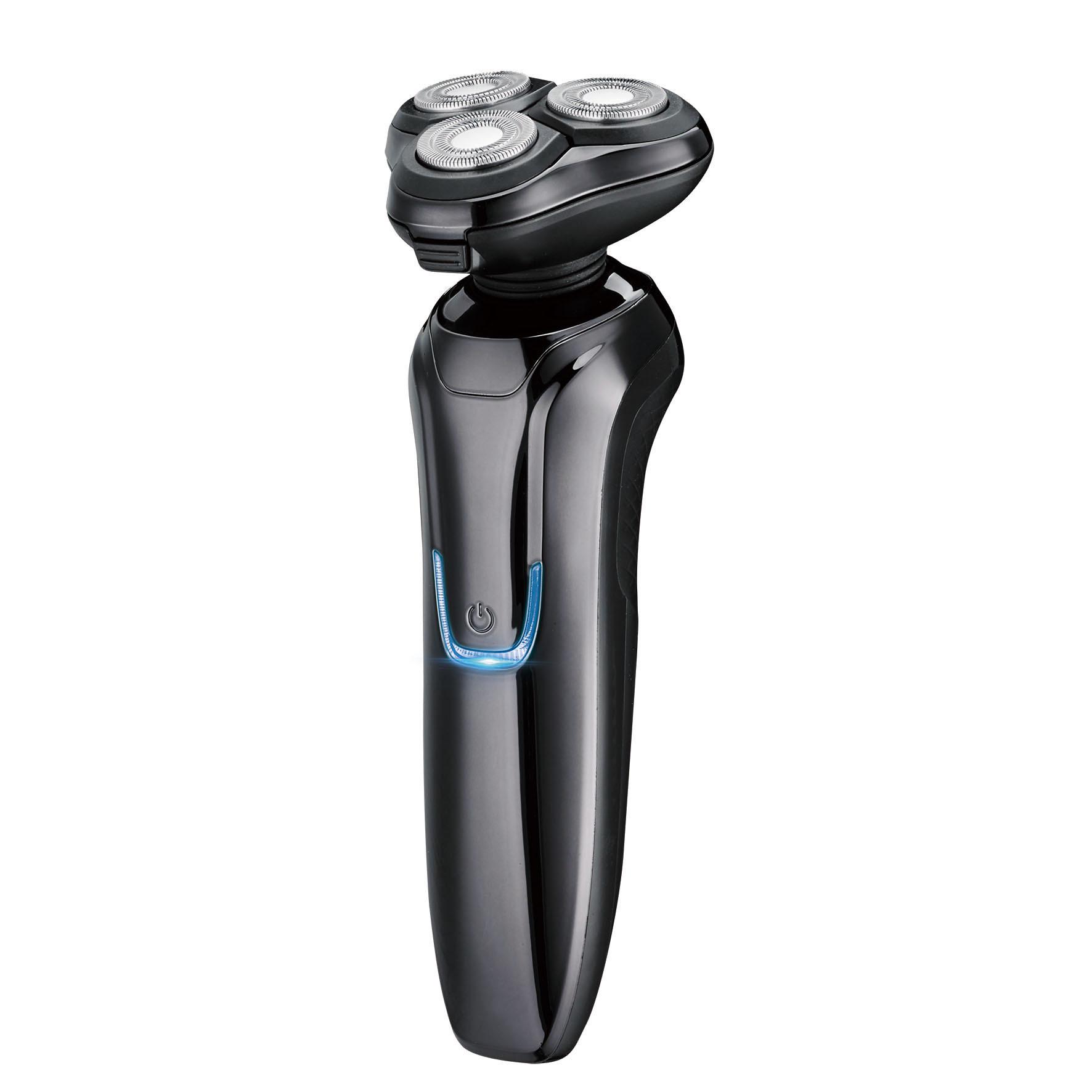Men s Waterproof 3-Blade Electric Shaver with Smart Floating Heads Standard Shaver