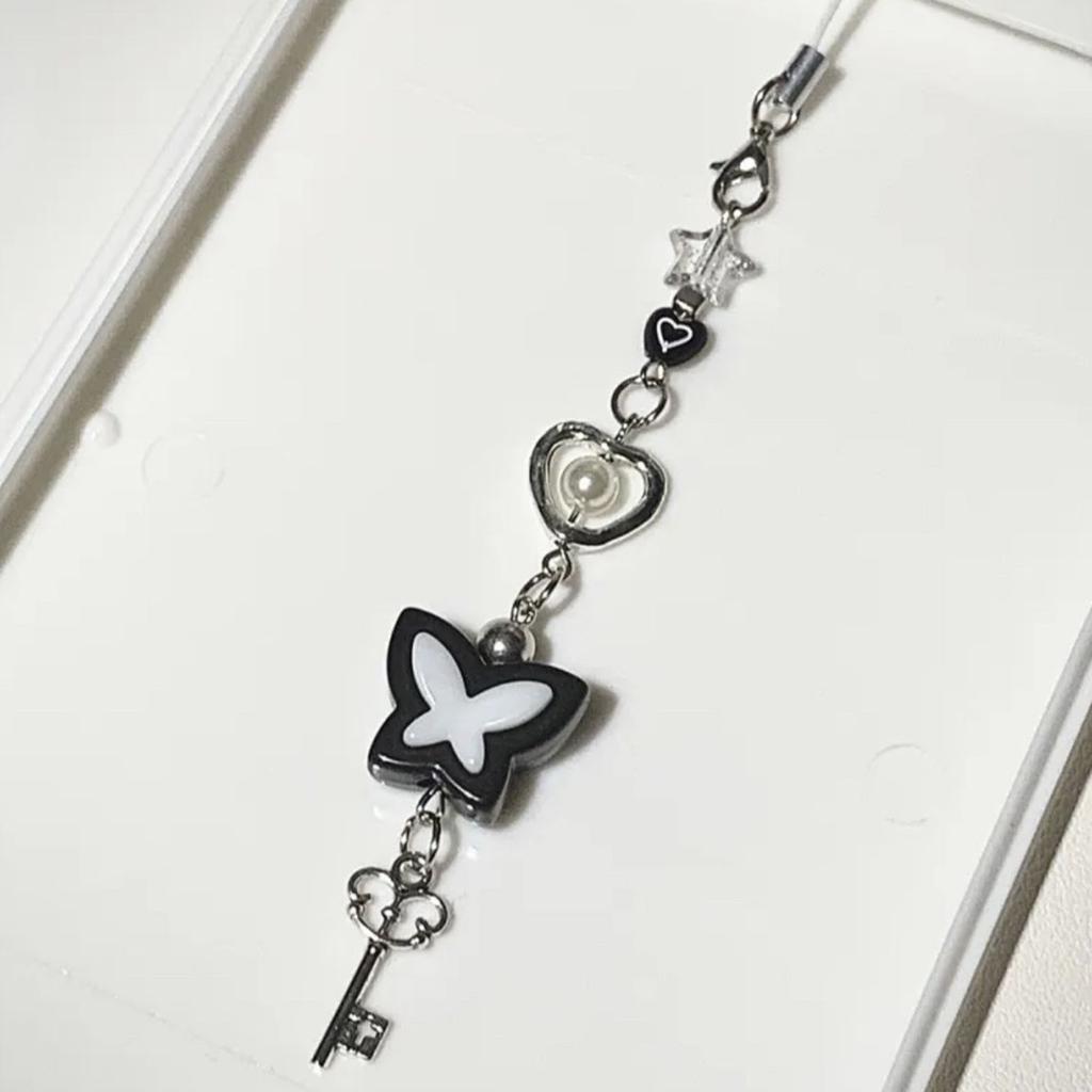 Beaded Phone Pendant Cool Phone Chain Stylish Bag Pendant Fashion Phone Charm Bowknot Pendant Suitable for Any Occasion