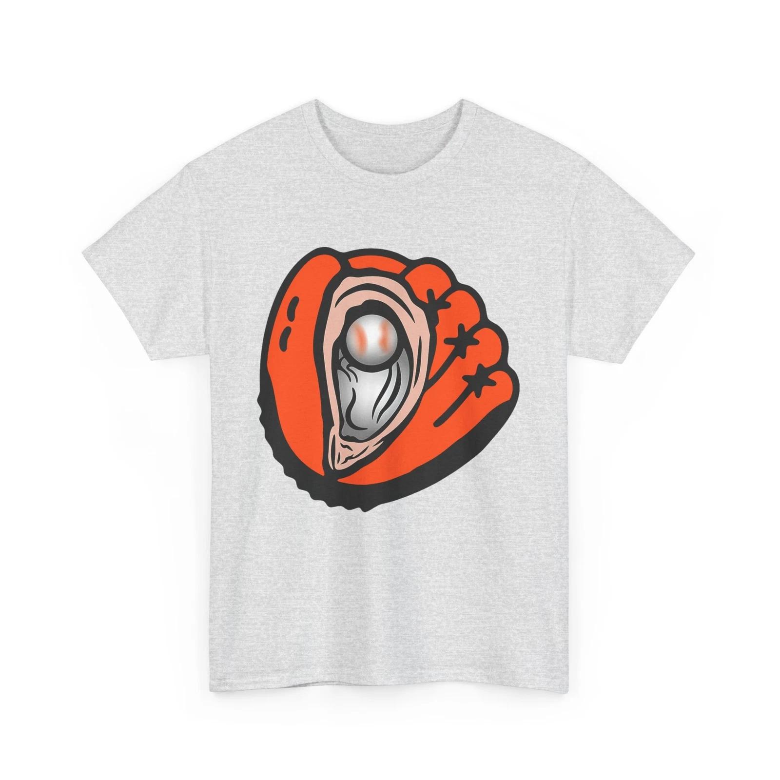 Baseball Catcher T shirt, Baseball Chesapeake Oyster Catchers Logo Shirt S