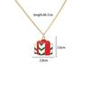 Jewelry Christmas Tree Earring Necklace Set Dangle Earring Christmas Necklace Christmas Earrings