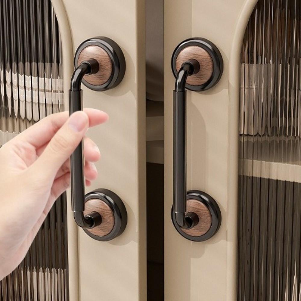 Removable Suction Cup Door Handle Waterproof Bathroom Shower Auxiliary Handle  Glass Door Window