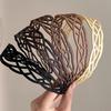 Stilvolles breites Netz-Stirnband für Damen zum Gesichtwaschen und Haaremanagement