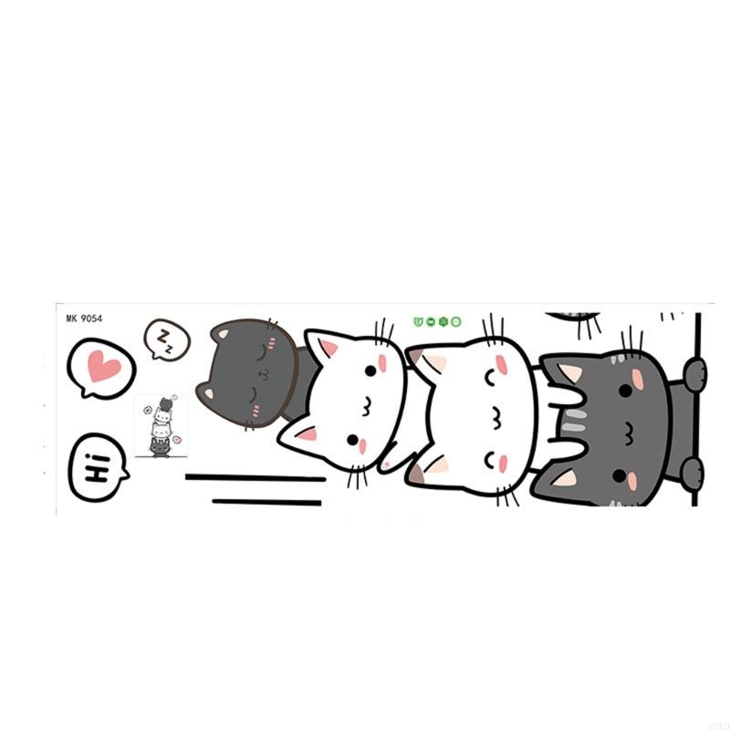 62KD Lovely Cartoon Themed Door Sticker Door Decal For Living Area Easy Apply Waterproof Home Decoration