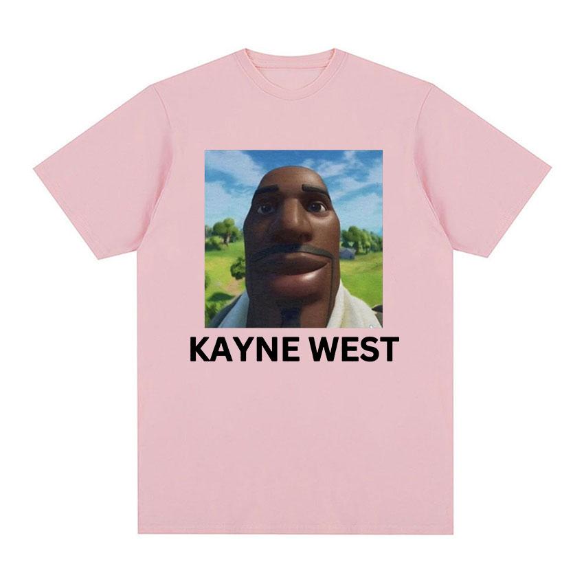 Lustiges Kanye West Meme Grafik T-Shirt Herrenmode Rundhals Kurzarm T-Shirts Unisex Hip Hop Gothic Rap T-Shirt Streetwear