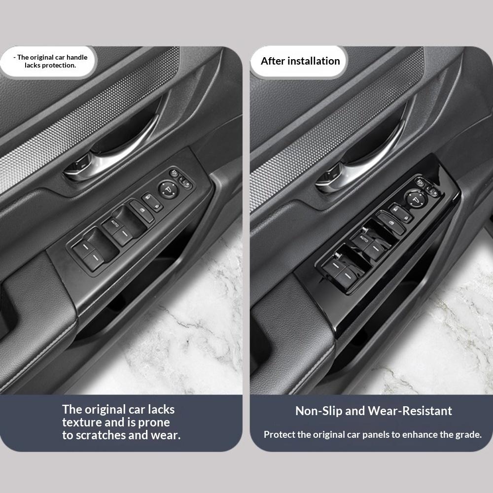 Fit For Honda CRV Breeze 2023-2025 Glass Lift Switch Panel Frame Decorative Sticker Car Interior Modification