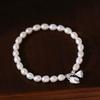Two Worlds Love Pearl Lotus Couple Bracelet Ins Fashion Versatile Jewelry Valentine's Day Gift