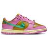 Parris Goebel X Nike  Dunk Low Playful Pink Women Sneakers Multi-Color Bronzine Clear-Jade FN2721-600