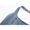 Women's Slingback Denim Mini Dress - Trendy Backless Design, Summer - Ready Fashion Halter Denim Skirt