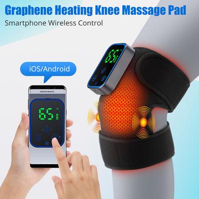 Elektrisch beheiztes Knie-Massage-Physiotherapie-Pad 3 in 1 Massager für Schulter, Ellenbogen, Knie 6-stufige Heißkompresse Muskelentspannung