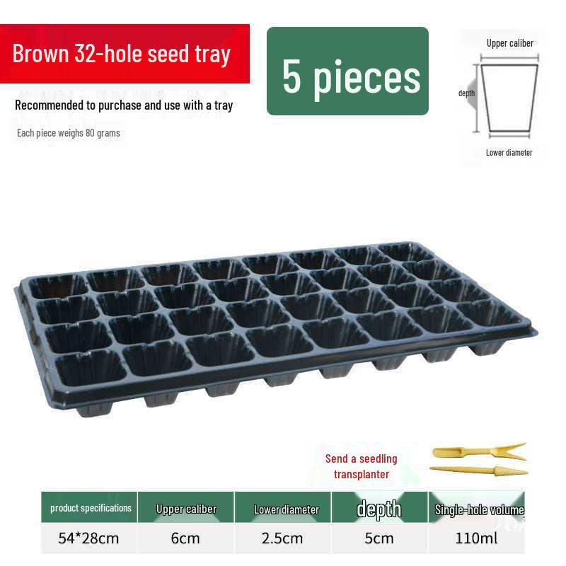 Thickened Plastic Succulent Seedling Tray for Cultivation & Cutting