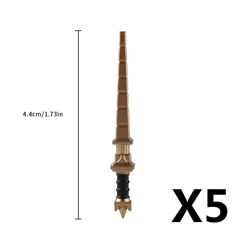 MOC Medieval Military Anime Figures Weapons Building Blocks Toys Soldiers Shield Sword Bow Trident Ax Gun Hammer DIY Gifts K027