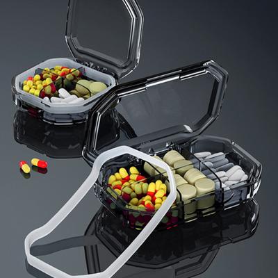 Pill Box Medicine Organizer Dispenser Box Case Travel Tablet Container Holder