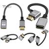 Male To Female HDMI-compatible Adapter Cable 4K Metal Laptop Extension TV Audio Video Transfer Converter Data Cord Monitor