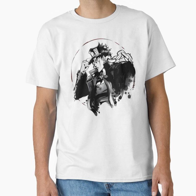 0812 JoJos Bizarre Adventure Anime Gift T Shirt Mnaga Yare Yare Daze Printed Graphic Clothes Y2K Clothing All Size Tops