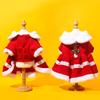 Polyester Dog Christmas Dress - Festive Pet Costume for Holiday Parties Christmas Clothes Christmas Skirts
