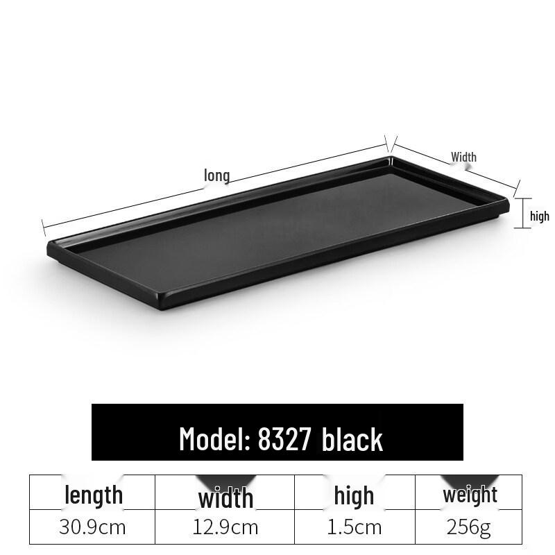 Japanese Style Melamine Rectangular Serving Tray