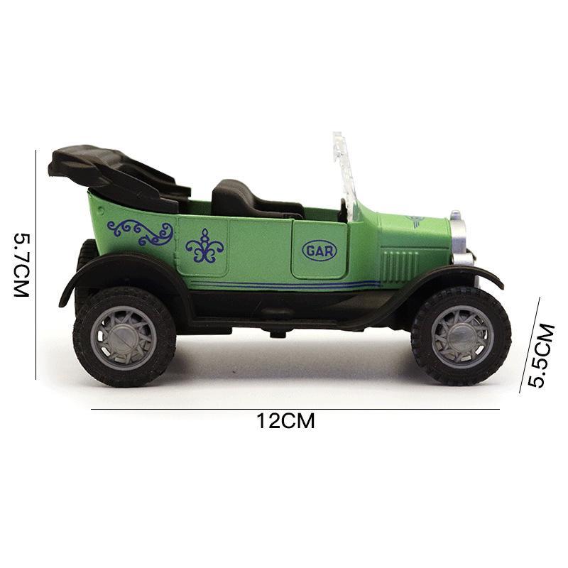 1Pcs Miniature Vehicle Replica 1:32 Alloy Vintage Die-Cast Convertible Classic Car Model Pull Back Car Model For Collection Gift