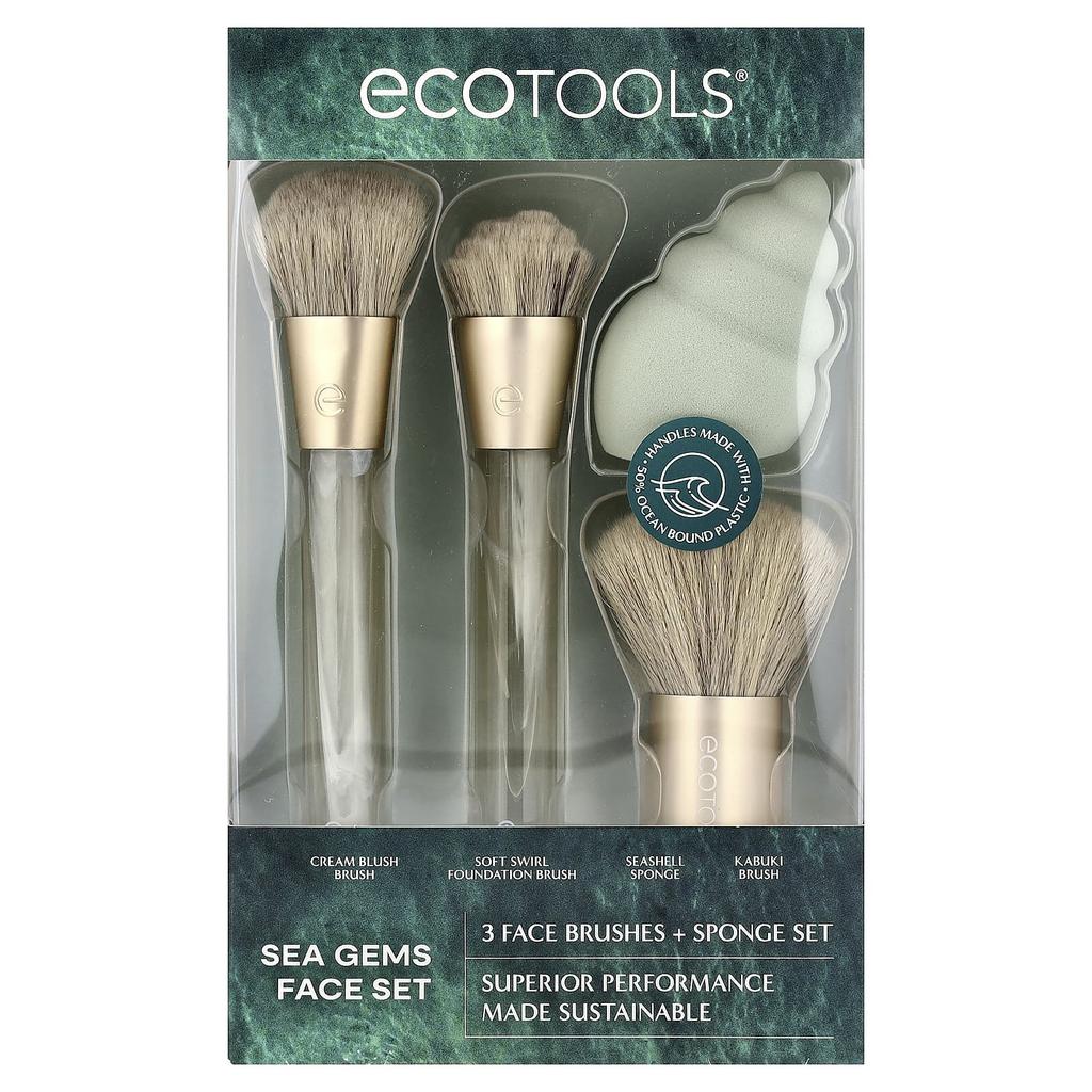 EcoTools, Sea Gems Face Set, 4-Pack