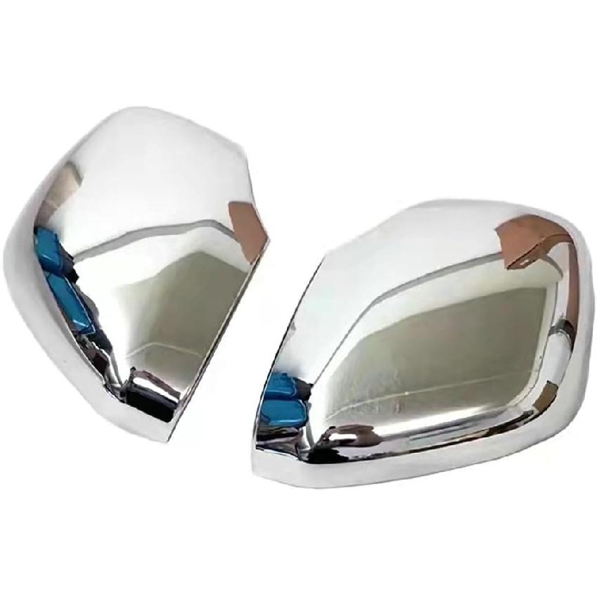 1Pair Chrome Exterior Side Mirror Cap Cover Decorative Rearview Mirror Cover For Nissan Armada 2017 2018 2019 2020 2021 2022 2023 (Not Replacement)