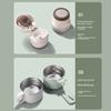 White Steel 316 Large-Capacity Thermos Cup for Men and Women, High-Looking Vacuum Simple Stainless Steel Water Cup, Customized