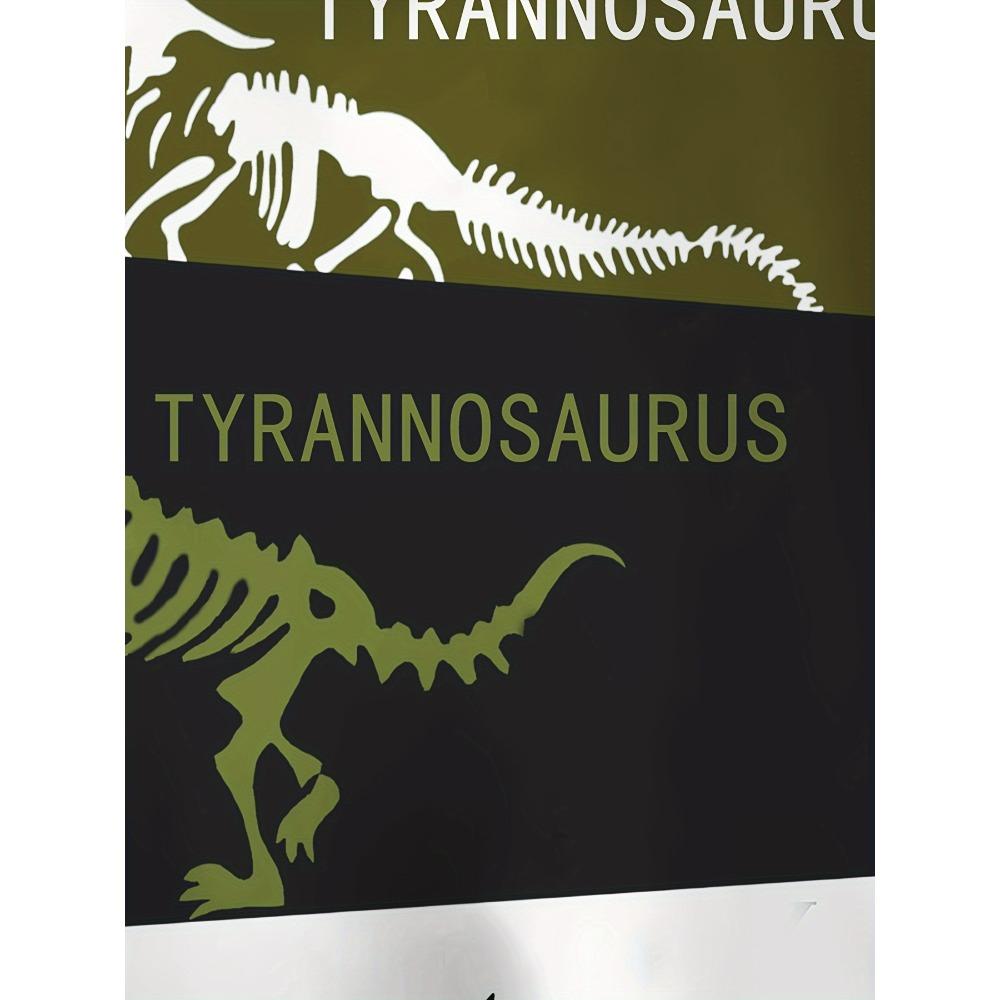 Boys' Cool Dinosaur 3D Printed Hoodie - Comfortable Stretch Casual Hoodie, Machine Washable - Spring and Autumn Seasons