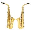 M MBAT Sax Model Gold Lacquer E Flat Alto Saxophone Eb Professional High Brass Tube Materical with Case Gloves Accessories