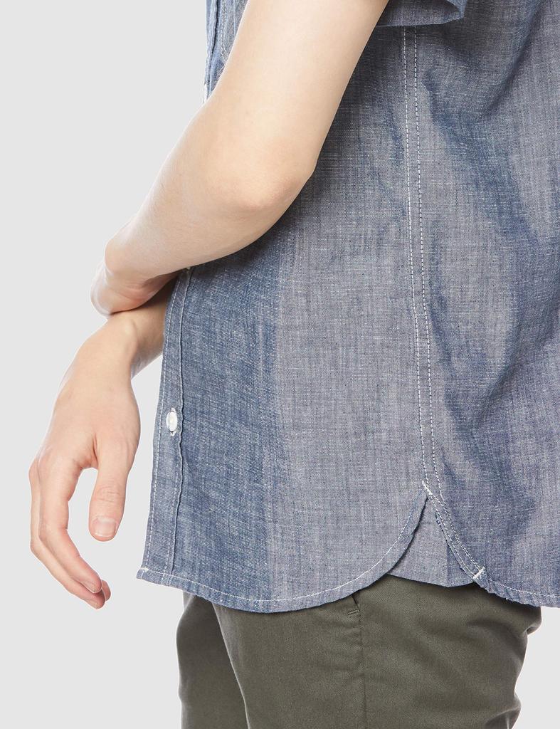 Lee Shirt LCS46005 Blue M Button-Down Men's