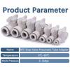 4-16mm Hand Valve Hose Adapter Slip Lock Quick Insert Release Connector PE Tubing Fitting Stop Water Shut Off Pneumatic Joints