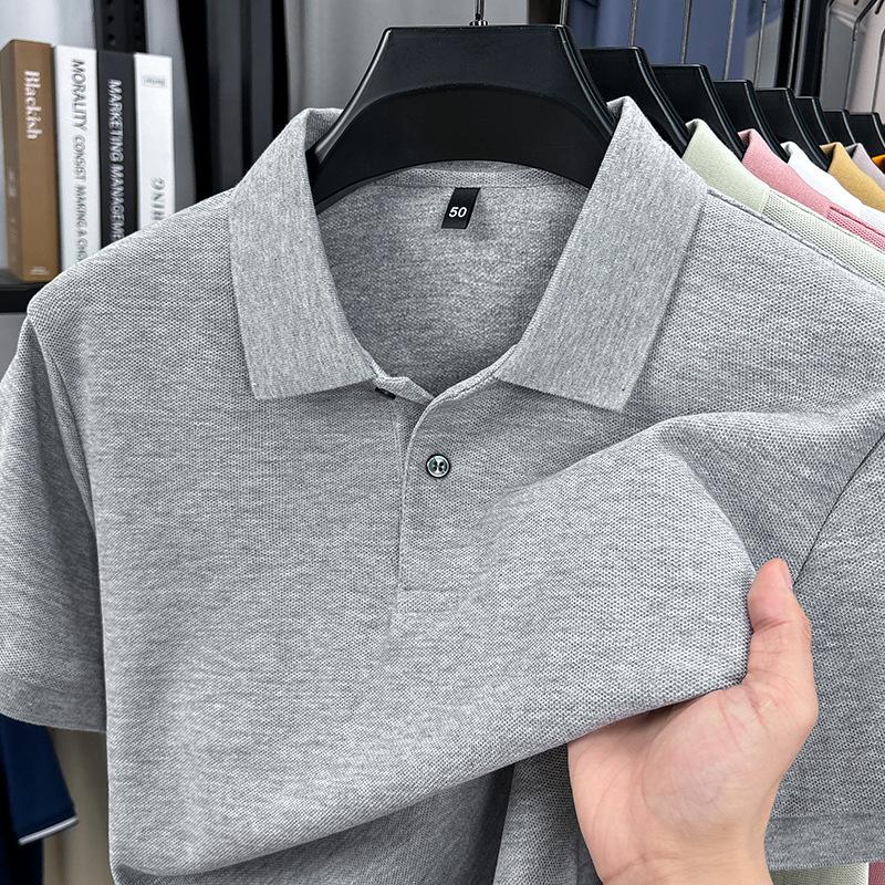 100%100% Cottonpolo Short Sleeve Summer Lapel Collar POLO M